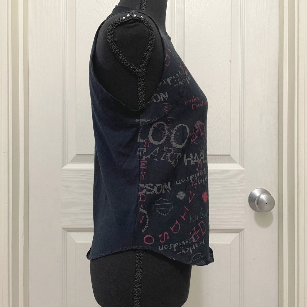 Vintage Harley Davidson 100th Anniversary Muscle Tank Top Big Moose Y2K M USA - Picture 7 of 12